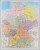 Niemcy 1:750 000. Mapa administracyjna z kodami pocztowymi w wersji do wpinania. Wydawnictwo: Stiefel