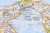 Ameryka Środkowa (Centralna). Arkusz, mapa ścienna polityczna wydawnictwa National Geographic. Fragment 2