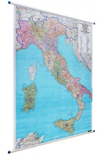 Włochy 1:1 000 000. Mapa ścienna kodowo-drogowa wydawnictwa Freytag & Berndt