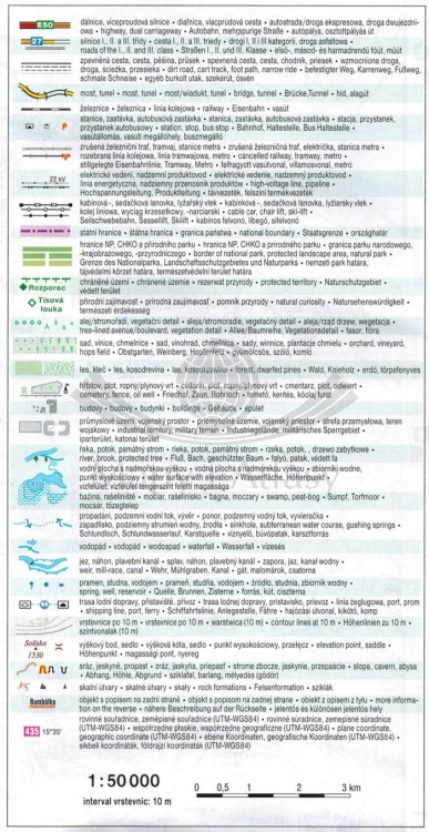 Okolice Przybramu / Brdy, Pribramsko, Rokycansko. Mapa turystyczna 17 wydawnictwa Shocart. Legenda 2