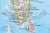 Azja 1:13 812 000. Mapa polityczna w ramie drewnianej. Wydawnictwo: National Geographic. Fragment 5