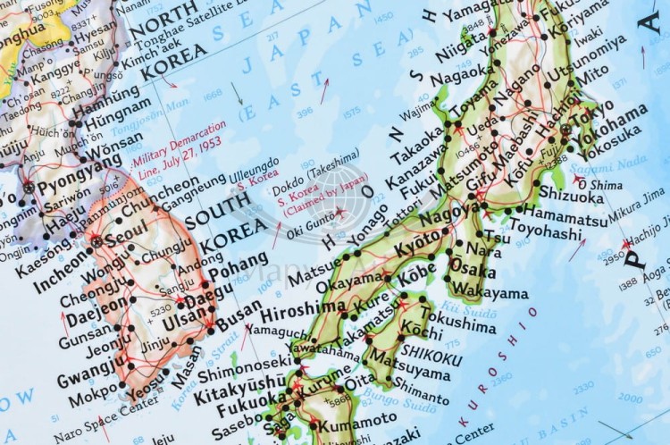 Azja 1:13 812 000. Mapa polityczna w wersji do wpinania. Wydawnictwo: National Geographic. Fragment 10