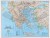 Grecja 1:1 491 000. Arkusz, mapa ścienna wydawnictwa National Geographic