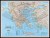Grecja 1:1 491 000. Mapa w ramie drewnianej. Wydawnictwo: National Geographic