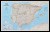 Hiszpania i Portugalia 1:2 074 000. Mapa w ramie drewnianej. Wydawnictwo: National Geographic