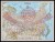 Rosja 1:12 617 000. Mapa w ramie drewnianej. Kazachstan, Mongolia, Afganistan, Uzbekistan, Kirgistan, Tajikistan, Turkmenistan. Wydawnictwo: National Geographic