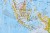 Świat 1:31 854 000. Arkusz, mapa ścienna polityczna wydawnictwa National Geographic. Fragment 6