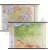 Polska 1:1 000 000. Dwustronna mapa ścienna. Administracyjna i fizyczna. Drewniane półwałki