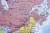 Ameryka Północna 1:9 000 000. Dwustronna mapa ścienna. Polityczna i fizyczna. Strona polityczna - fragment 3