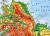 Ameryka Północna 1:9 000 000. Dwustronna mapa ścienna. Polityczna i fizyczna. Strona fizyczna - fragment 1