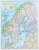 Skandynawia 1:2 763 000. Arkusz, mapa ścienna. Wydawnictwo: National Geographic