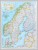 Skandynawia 1:2 763 000. Mapa w wersji do wpinania. Wydawnictwo: National Geographic
