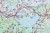 Warmia i Mazury 1:170 000. Mapa ścienna turystyczna. Fragment 1