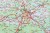 Warmia i Mazury 1:170 000. Mapa ścienna turystyczna. Fragment 4