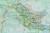 Uzbekistan 1:1 300 000. Mapa ścienna fizyczno-drogowa wydawnictwa Gizi Map. Fragment 1