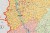 Niemcy, Austria, Szwajcaria 1:900 000. Mapa ścienna kodowa wydawnictwa Stiefel. Fragment 2