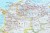 Ameryka Południowa 1:11 069 000. Arkusz, mapa ścienna polityczna wydawnictwa National Geographic. Fragment 2