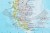 Ameryka Południowa 1:11 069 000. Arkusz, mapa ścienna polityczna wydawnictwa National Geographic. Fragment 4