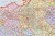 Szwajcaria 1:400 000. Arkusz, mapa ścienna kodowo-drogowa. Fragment 1