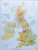 Wyspy Brytyjskie / Wielka Brytania i Irlandia 1:1 000 000. Mapa fizyczno-drogowa w wersji do wpinania. Rama alu SLIM