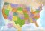 Stany Zjednoczone / USA 1:3 500 000. Mapa ścienna polityczna