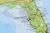 Stany Zjednoczone / USA 1:4 250 000. Mapa polityczna w wersji magnetycznej. Rama alu SLIM. Fragment 2