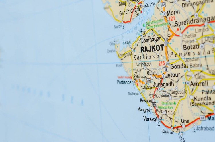 Bliski Wschód 1:4 000 000. Mapa polityczno-drogowa w wersji magnetycznej. Rama alu SLIM. Fragment 7