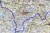 Serbia, Kosowo i Czarnogóra. Mapa drogowa w wersji do wpinania. Rama alu SLIM. Fragment 3