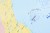 Kraje basenu Morza Bałtyckiego. Mapa polityczna w wersji magnetycznej. Rama alu SLIM. Fragment 4