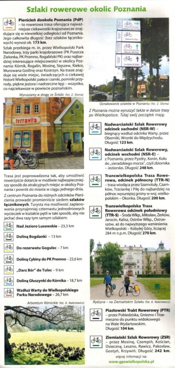 Poznań i okolice 1:50 000. Pierścień dookoła Poznania. Mapa turystyczna. wydawnictwa TopMapa. Informator