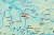 Polska południowa 1:435 000. Mapa ścienna fizyczna. Fragment 5