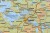 Finlandia 1:1 000 000. Mapa drogowo-fizyczna w wersji do wpinania. Rama alu SLIM. Fragment 4