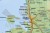 Finlandia 1:1 000 000. Mapa drogowo-fizyczna w wersji do wpinania. Rama alu SLIM. Fragment 5