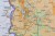 Finlandia 1:1 000 000. Mapa drogowo-fizyczna w wersji do wpinania. Rama alu SLIM. Fragment 8
