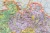 Czechy. Mapa administracyjno-drogowa. Rama alu SLIM. Fragment 1