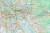 Okolice Warszawy / Warszawa i okolice. Mapa do wpinania. Rama alu SLIM. Fragment 1