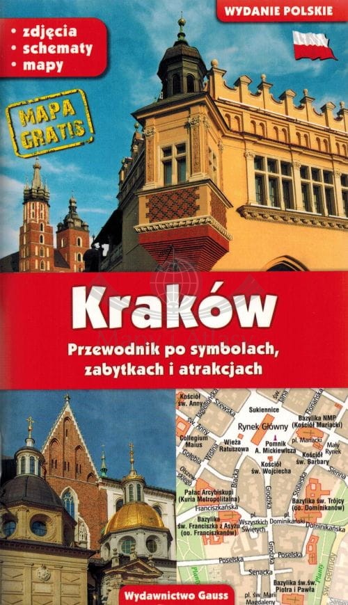Kraków. Przewodnik + mapa. Gauss