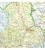Województwo mazowieckie. Arkusz, mapa ścienna administracyjno-drogowa wydawnictwa EkoGraf. Fragment 1