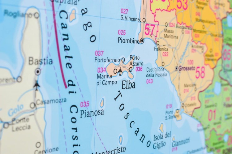 Włochy 1:1 000 000. Mapa ścienna administracyjna z kodami pocztowymi. Wydawnictwo: Stiefel. Fragment 5