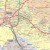 Województwo kujawsko-pomorskie 1:200 000. Mapa administracyjno-drogowa w ramie. Fragment