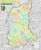 Województwo lubuskie 1:180 000. Mapa ścienna administracyjno-drogowa