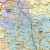 Województwo lubuskie 1:180 000. Mapa administracyjno-drogowa w ramie. Fragment