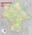 Województwo mazowieckie 1:230 000. Mapa administracyjno-drogowa w ramie