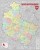 Województwo wielkopolskie 1:200 000. Mapa administracyjno-drogowa do wpinania