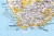 Afryka. Mapa polityczna w ramie drewnianej. Wydawnictwo: National Geographic. Fragment 4