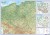 Polska 1:1 500 000. Dwustronna mapa ścienna. Ogólnogeograficzna (fizyczna) / do ćwiczeń. Wydawnictwo: Demart