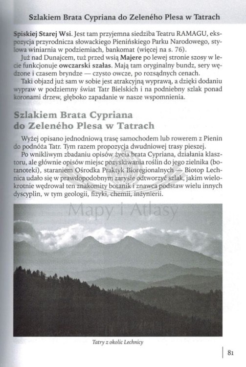 Czarowna Słowacja. Przewodnik wydawnictwa Rewasz. Przykładowa strona 2