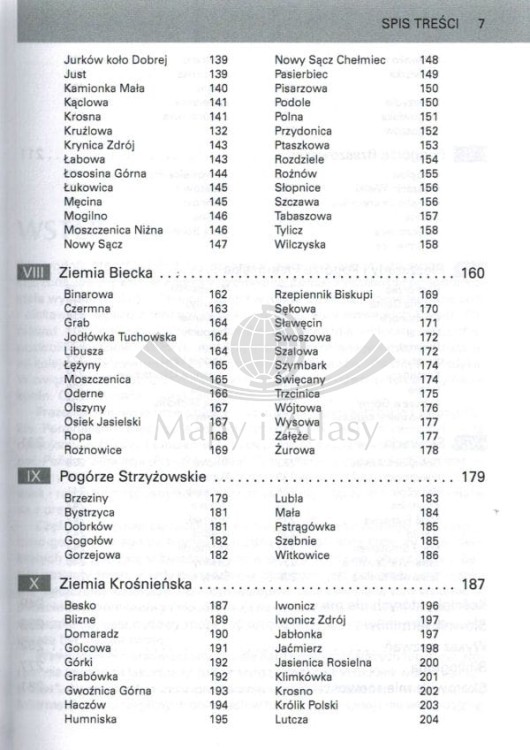 Kościoły drewniane Karpat. Polska i Słowacja. Przewodnik wydawnictwa Rewasz. Spis treści 3