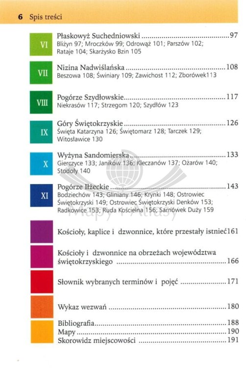 Województwo świętokrzyskie. Kościoły, kaplice i dzwonnice drewniane. Przewodnik wydawnictwa Rewasz. Spis treści 2