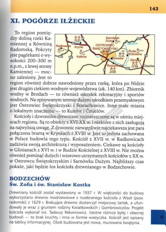 Województwo świętokrzyskie. Kościoły, kaplice i dzwonnice drewniane. Przewodnik wydawnictwa Rewasz. Przykładowa strona 3